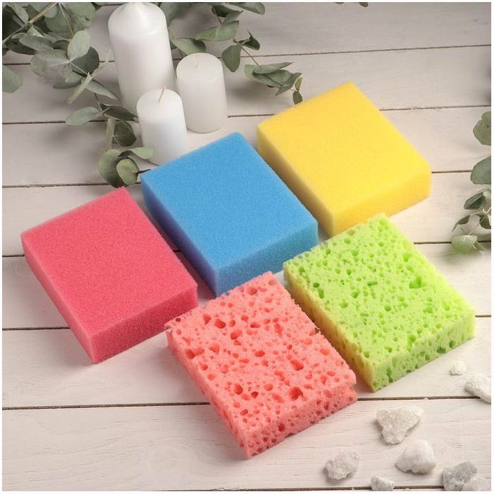 Картинка Губка для тела «Сияние», 9?4?13 см, цвет и модель МИКС (№672722) от магазина Мир детей Товары для Новорожденных