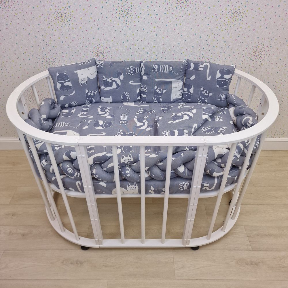 КПБ 10 пр (борт + пододеяльник + одеяло + наволочка + подушка + простынь (бязь) коса артикул анонс 1154-0-1бб_04