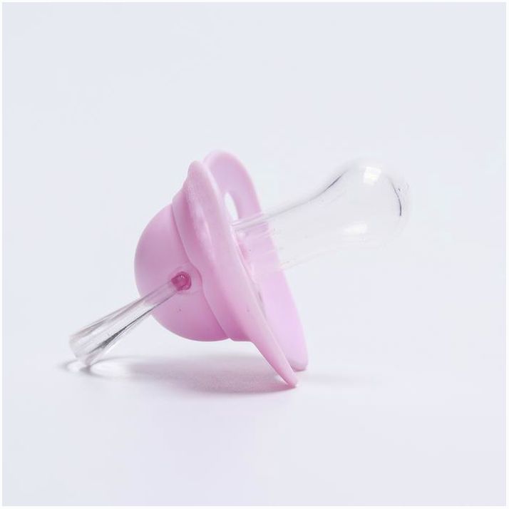 Картинка Соска - пустышка классическая, силикон +3мес., с колпачком, МИКС для девочки (№4780680) от магазина Мир детей Товары для Новорожденных