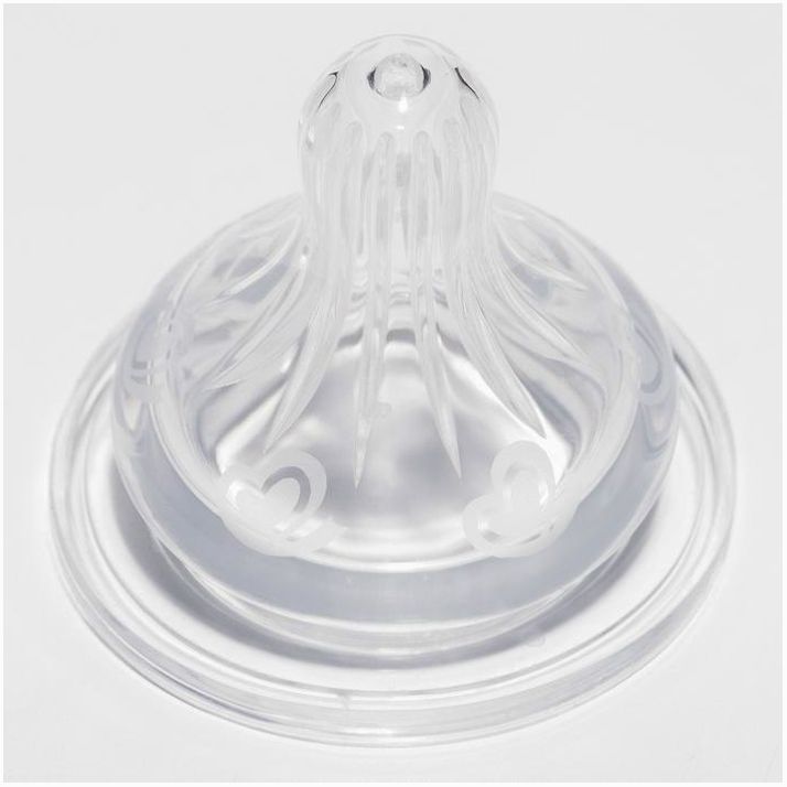 № 7129453 Соска силик на бутылочку, антиколиковая., от 6 мес., широкое горло, для густой пищи