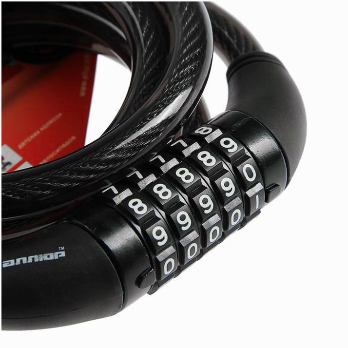 Картинка Замок навесной "АЛЛЮР" ВС-Т 12К, с тросом, 1500 мм (№1379386) от магазина Мир детей Товары для Новорожденных