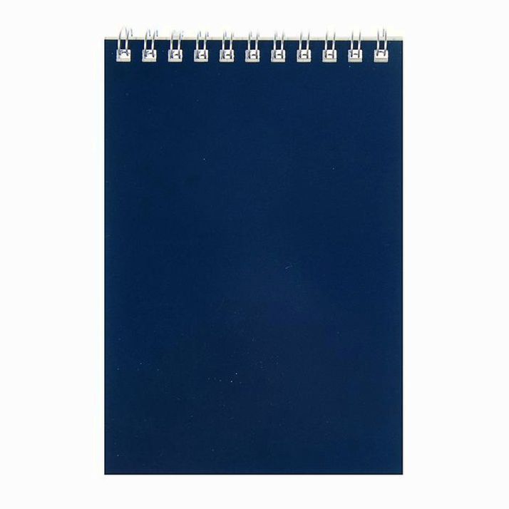 Блокнот А6, 60 листов на гребне «Для конференций. Синий», обложка мелованный картон артикул анонс 3367942
