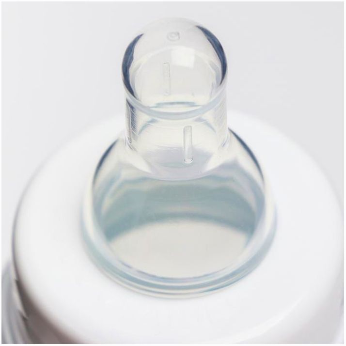 Картинка Бутылочка для кормления «Тиффани», классическое горло, 250 мл., от 0 мес., цилиндр, с ручками (№5399850) от магазина Мир детей Товары для Новорожденных