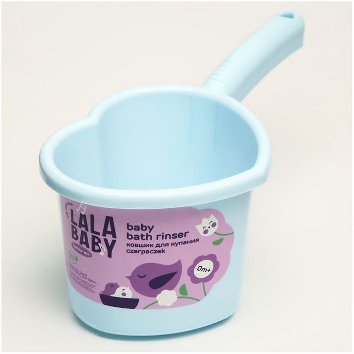 Картинка Ковш для купания, банный ковшик, хозяйственный 1,5 л., цвет голубой пастельный (№5131350) от магазина Мир детей Товары для Новорожденных