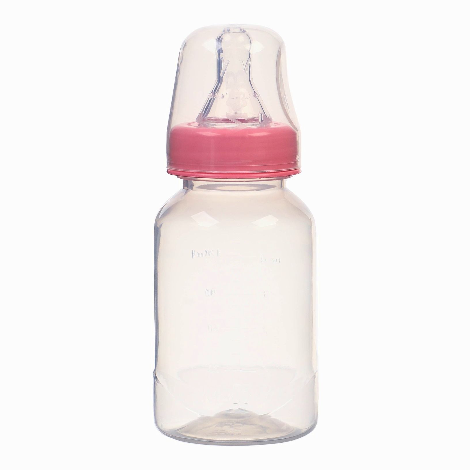 № 9915795 Бутылочка для кормления, классическое горло, 150 мл., от 0 мес., цилиндр, цвет розовый