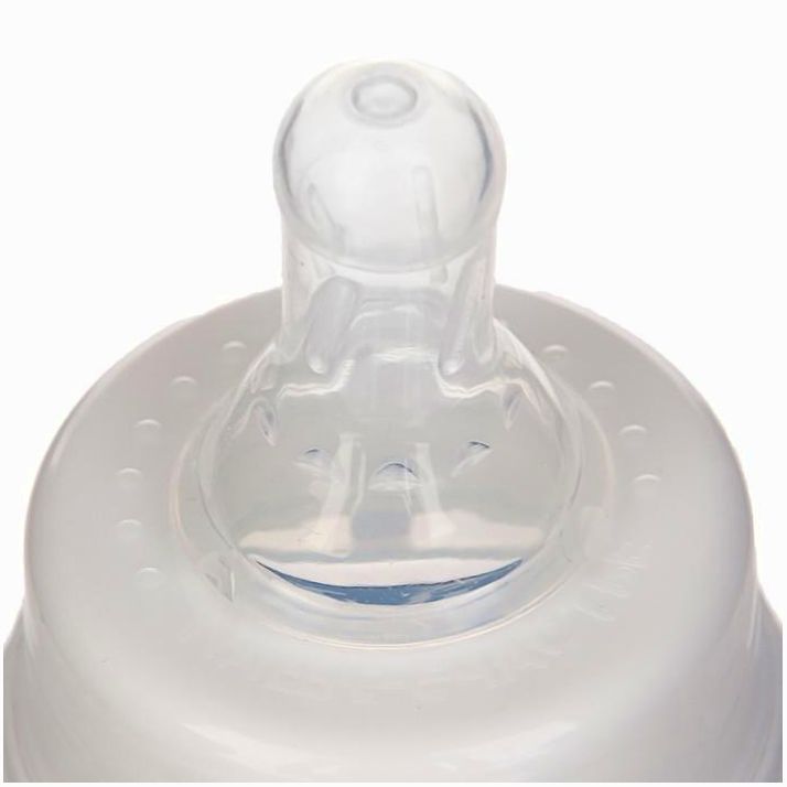 Картинка Бутылочка «Люблю молоко», классическое горло, с ручками, 150 мл., от 0 мес., цвет чёрный (№2969888) от магазина Мир детей Товары для Новорожденных