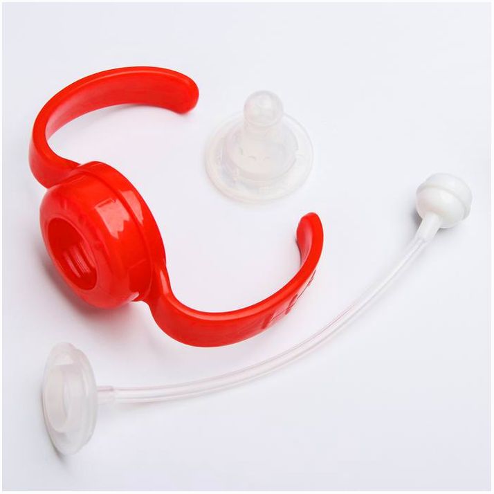 Картинка Бутылочка для кормления 250 мл., стекло, с ручками, цвет МИКС (№4477717) от магазина Мир детей Товары для Новорожденных