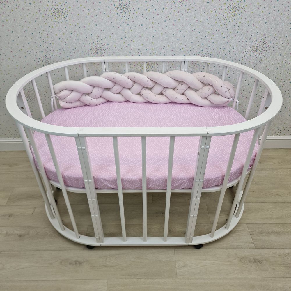 Картинка Бортик - "Коса 4х" (плюш + синтепух) (№985в) цвета в ассортименте от магазина Мир детей Товары для Новорожденных