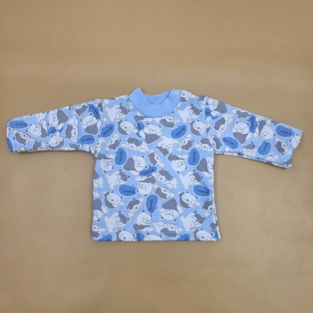 Кофточка №4 (футер, кнопки на плече, воротник стойка) артикул анонс 0795-62МД