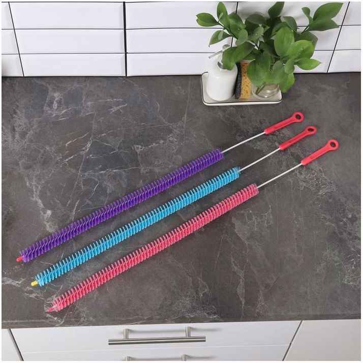 Картинка Ёрш чистящий гибкий Доляна, 72?4 см, цвет МИКС (№3092738) от магазина Мир детей Товары для Новорожденных