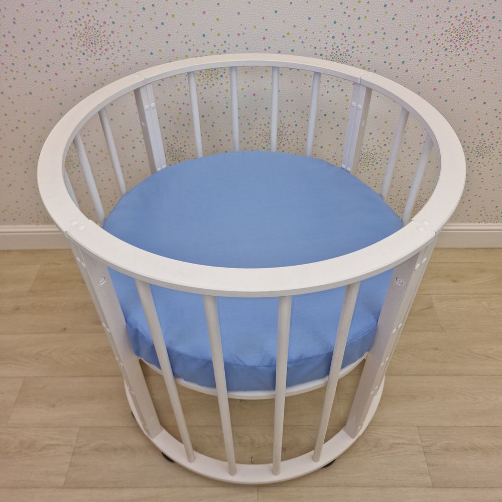 Простыня на резинке на круглую кровать (бязь) артикул анонс 255_46