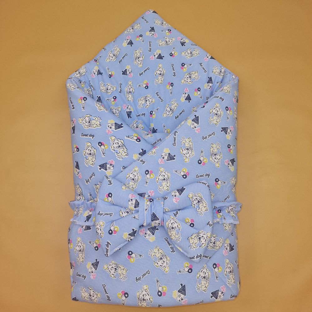 Комплект на выписку 2 пр: одеяло+бант (кулирка) артикул анонс 1893к-0-1_м_05