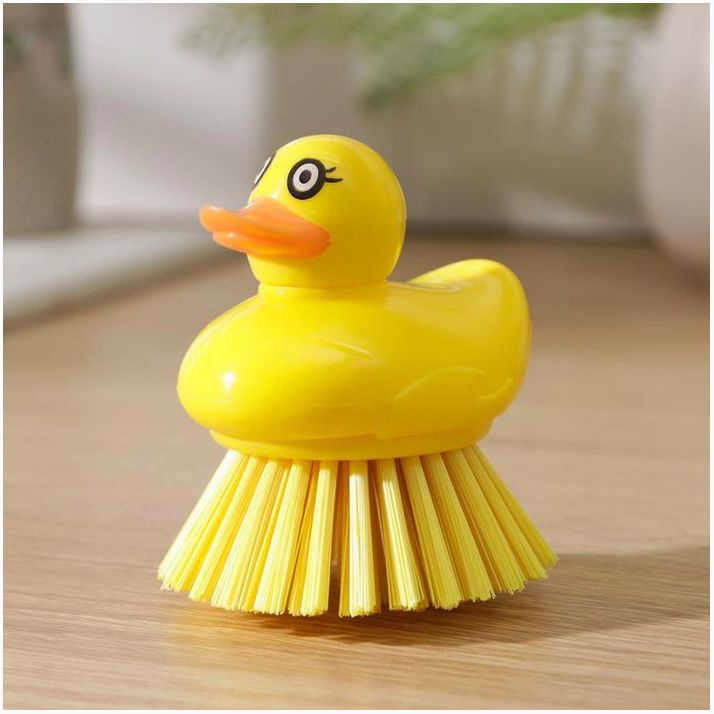 Щетка для мытья посуды «Утка», 7?7?8 см артикул анонс 6877749