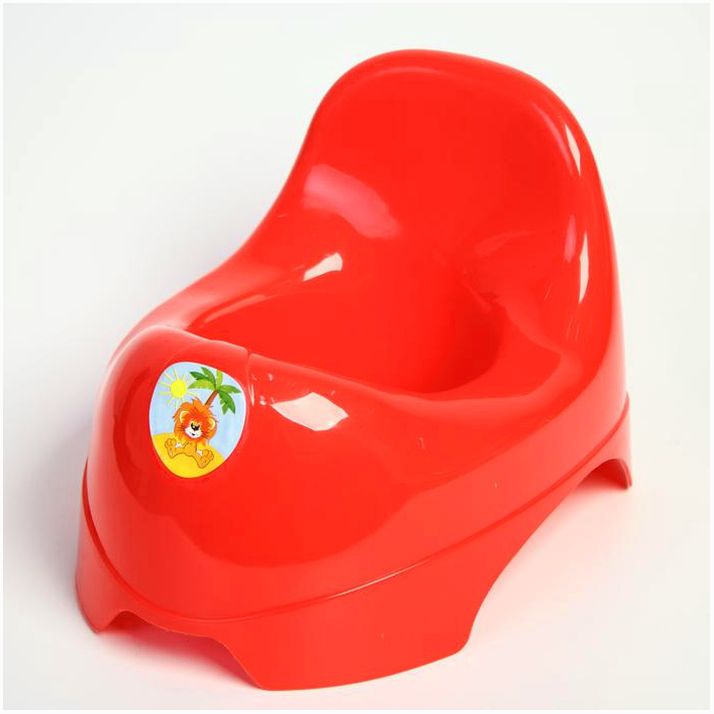 Горшок детский, цвет красный артикул анонс 2378569