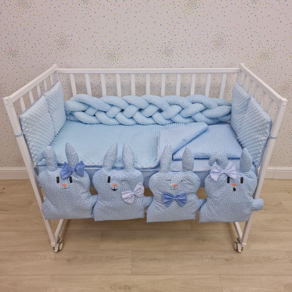 КПБ 16 пр (борт + пододеяльник + одеяло + наволочка + подушка + простынь (плюш/бязь) артикул анонс 1178-0-1бб_03