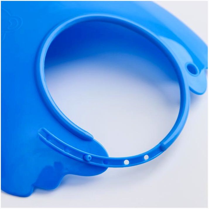 Картинка Нагрудник для кормления пластиковый с карманом, цвет сининй (№2932063) от магазина Мир детей Товары для Новорожденных