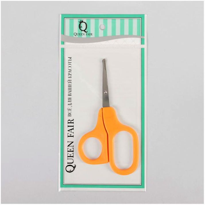 Картинка Ножницы, безопасные, прямые, 11 см, цвет МИКС (№2570392) от магазина Мир детей Товары для Новорожденных