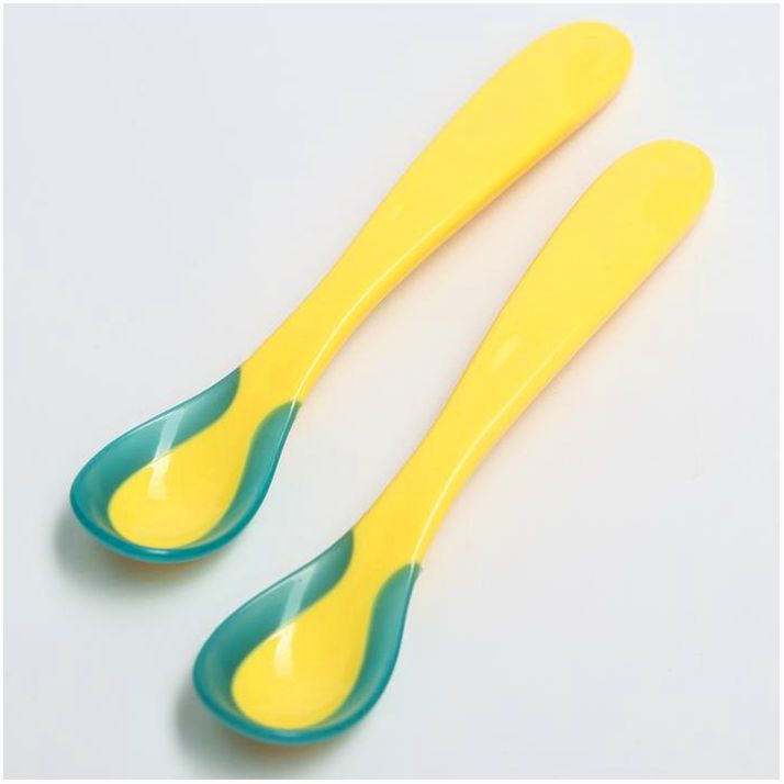 Картинка Набор детских термоложек для кормления, +5мес., 2 шт., цвета МИКС (№2845101) от магазина Мир детей Товары для Новорожденных