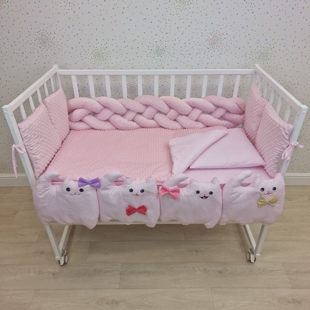 КПБ 16 пр (борт + пододеяльник + одеяло + наволочка + подушка + простынь (плюш/бязь) артикул анонс 1181-0-1бб