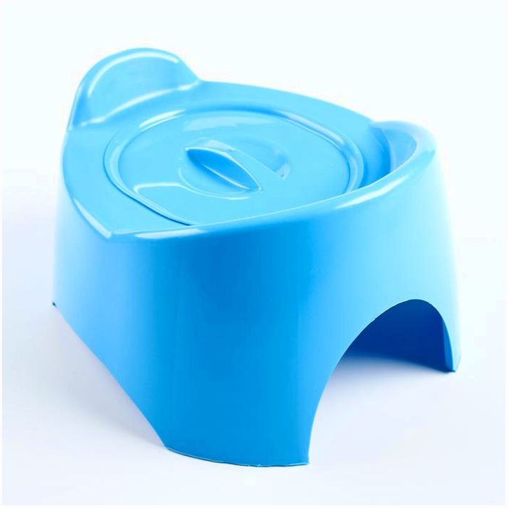 Картинка Горшок детский с крышкой «Малышок», для мальчика, цвет МИКС (№230089) от магазина Мир детей Товары для Новорожденных