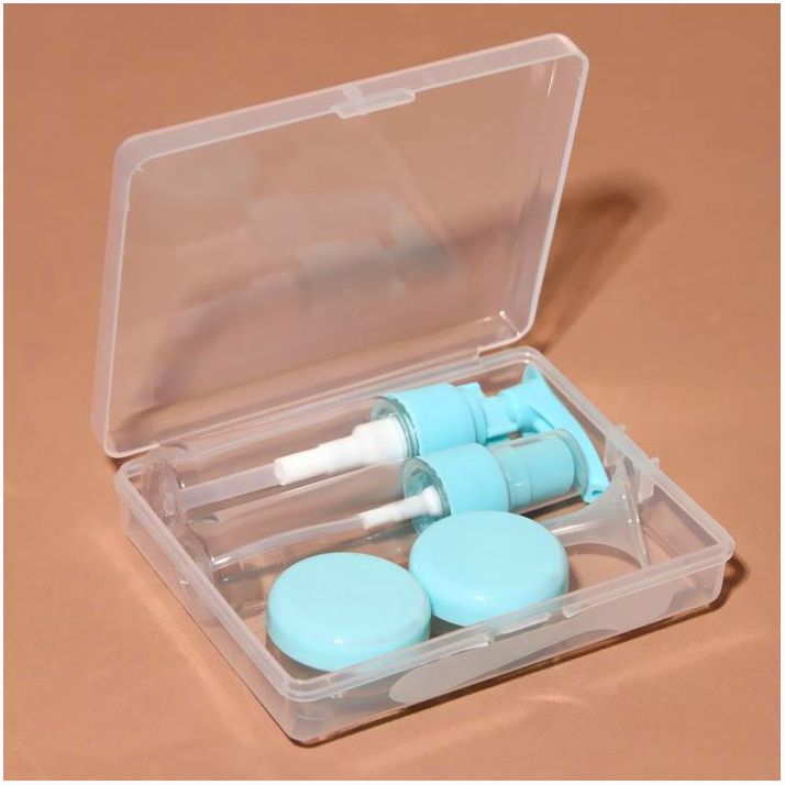 Картинка Набор для хранения, в футляре, 6 предметов, цвет МИКС (№1694472) от магазина Мир детей Товары для Новорожденных