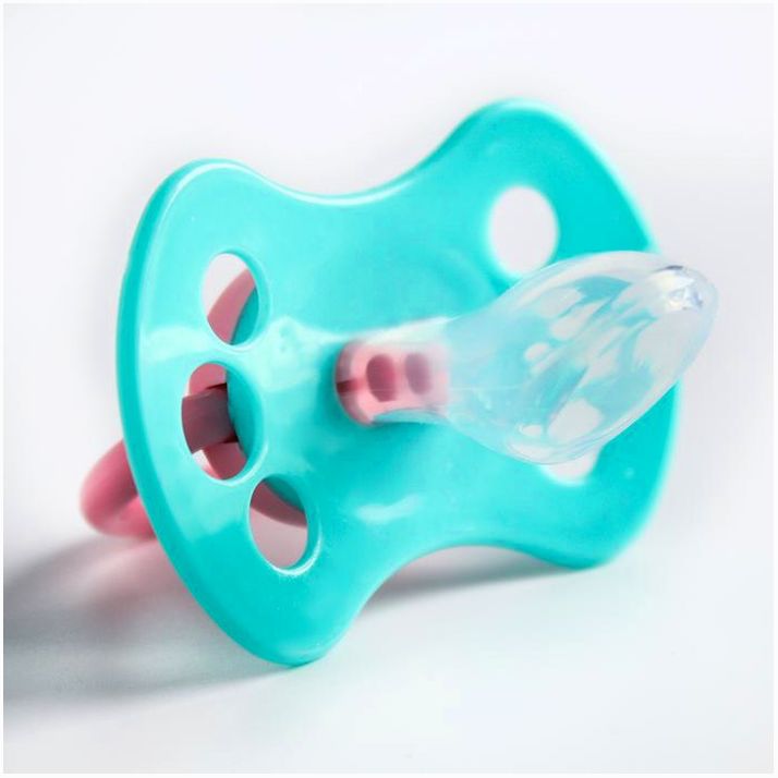 № 4560027 Соска - пустышка силиконовая ортодонтическая «Лама», от 3 мес.