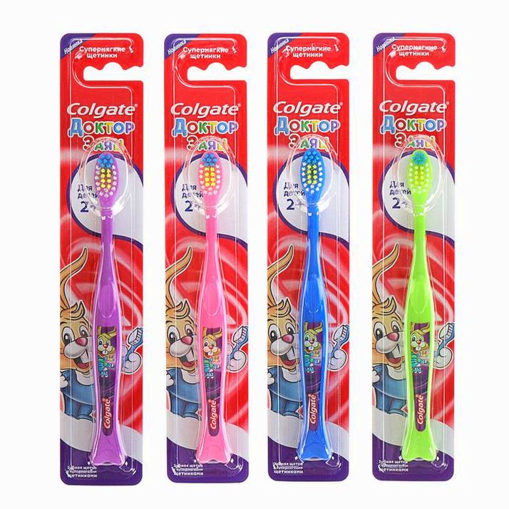 Зубная щётка Colgate «Детская 2+», мягкая артикул анонс 1225811