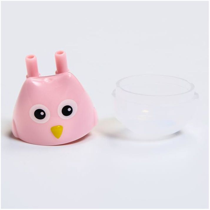 Картинка Аспиратор назальный с отводной трубкой «Совушка», цвет розовый (№6913466) от магазина Мир детей Товары для Новорожденных