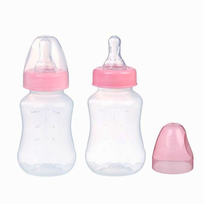 № 2969769 Бутылочка для кормления, классическое горло, приталенная, 150 мл., от 0 мес., цвет розовый МИКС
