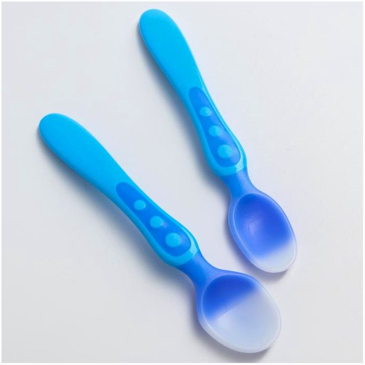 № 3978647 Набор ложек для кормления, 2 шт., в контейнере для хранения, цвет МИКС