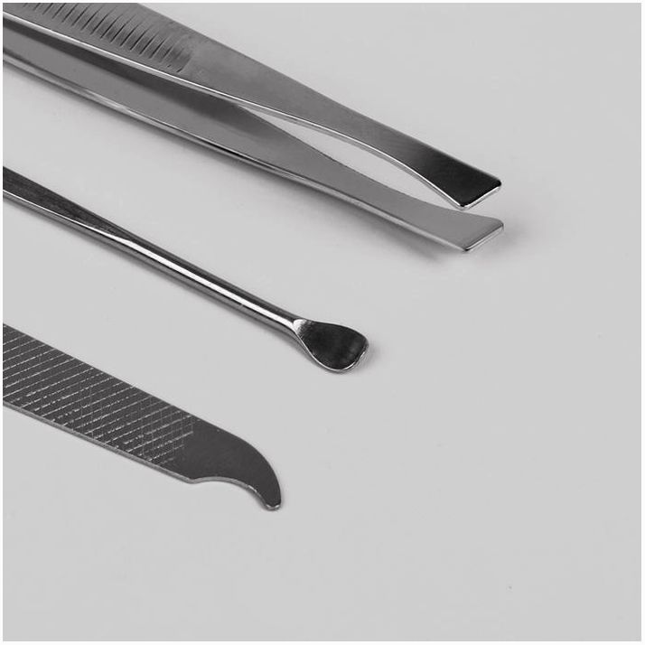 Картинка Набор маникюрный, 6 предметов, в футляре, цвет МИКС (№138009) от магазина Мир детей Товары для Новорожденных