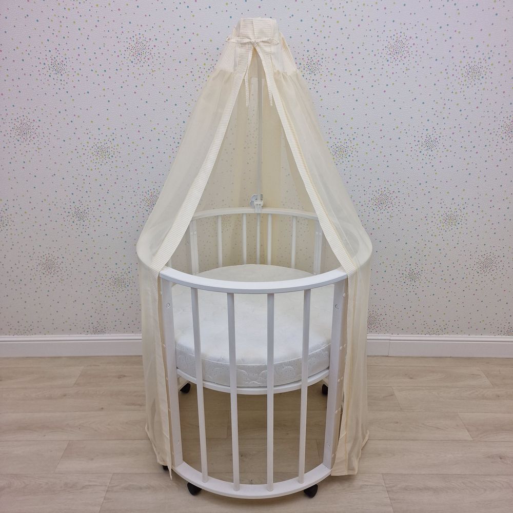 Балдахин (бязь/сеточка) + бант (бязь) артикул анонс 941_21