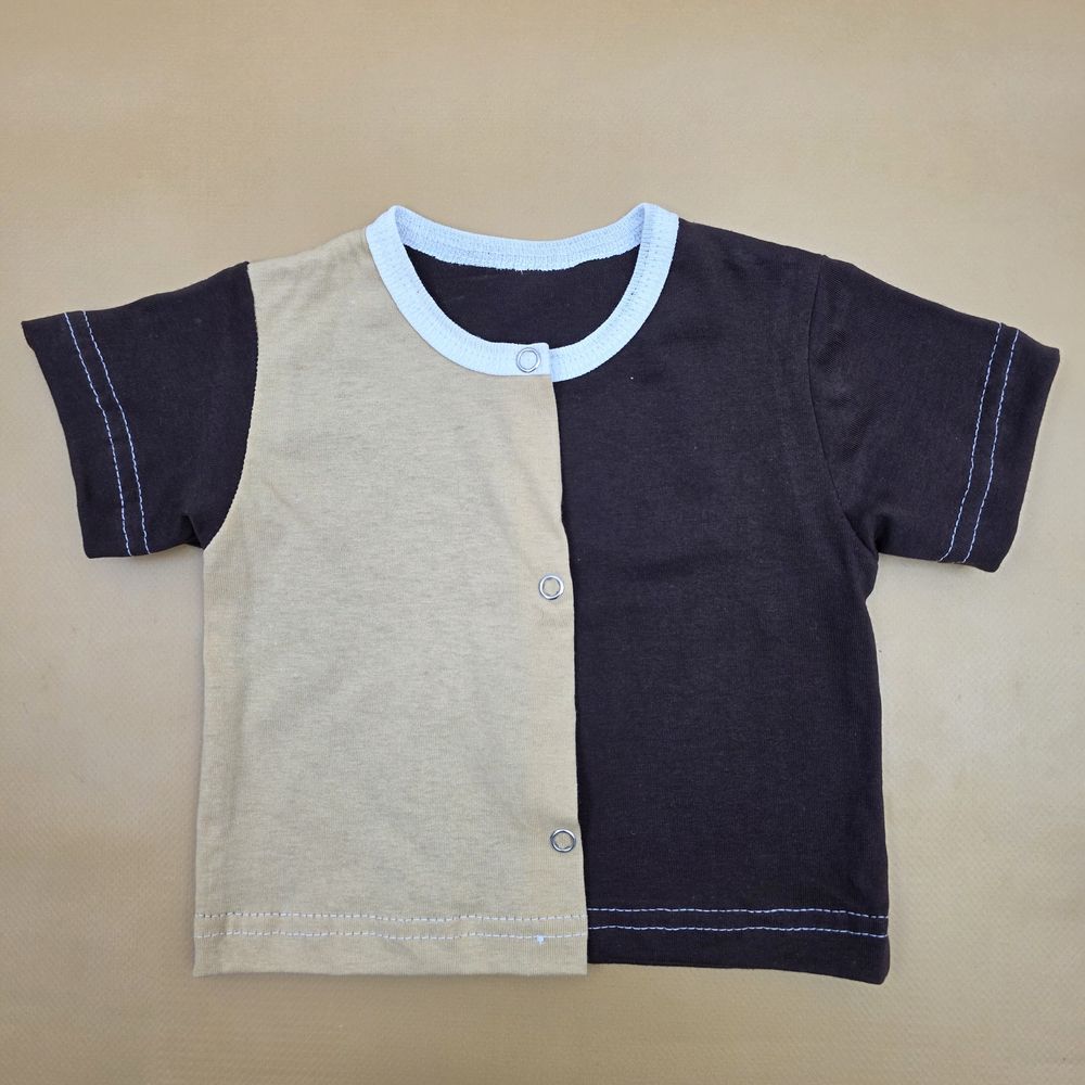 Кофточка №7 (кулирка, короткий рукав, кнопки) артикул анонс 0716-68МД