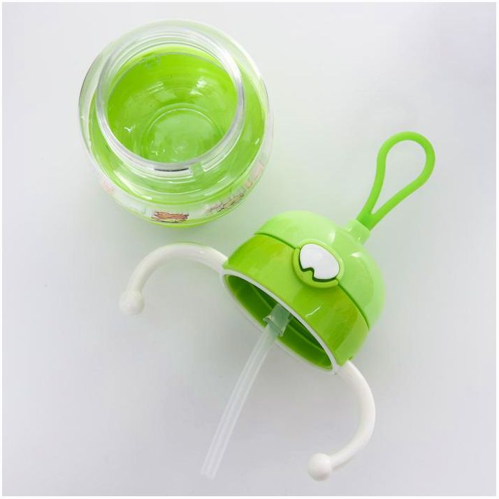 Картинка Поильник детский с силиконовой трубочкой, 250 мл., с ручками, цвет МИКС (№4780667) от магазина Мир детей Товары для Новорожденных