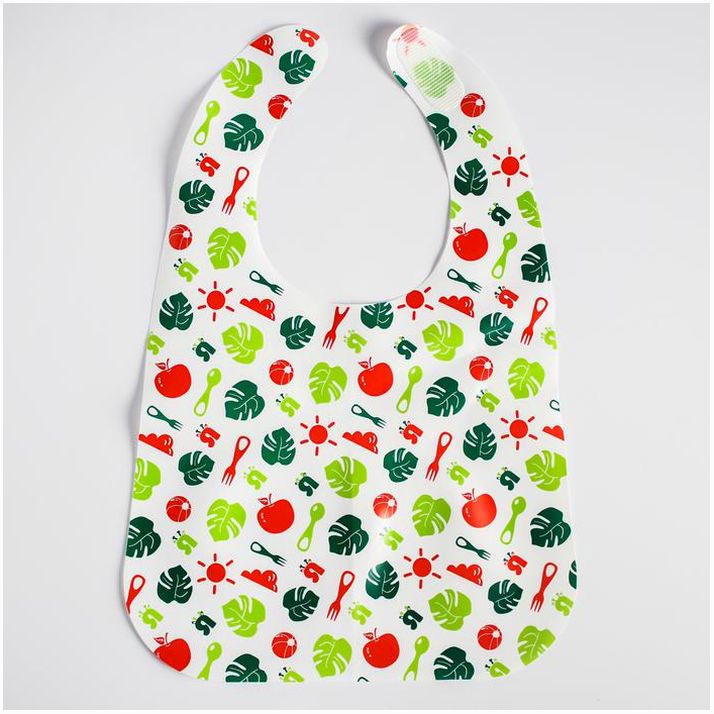 Картинка Набор нагрудников для кормления «Вкусная история» непромокаемых на липучке, 3 шт. (№4604269) от магазина Мир детей Товары для Новорожденных