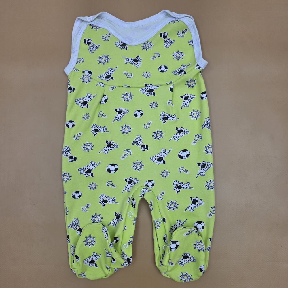 Ползунки на лямках №5 (интерлок, кнопки снизу и на плечах) артикул анонс 16114-62МД