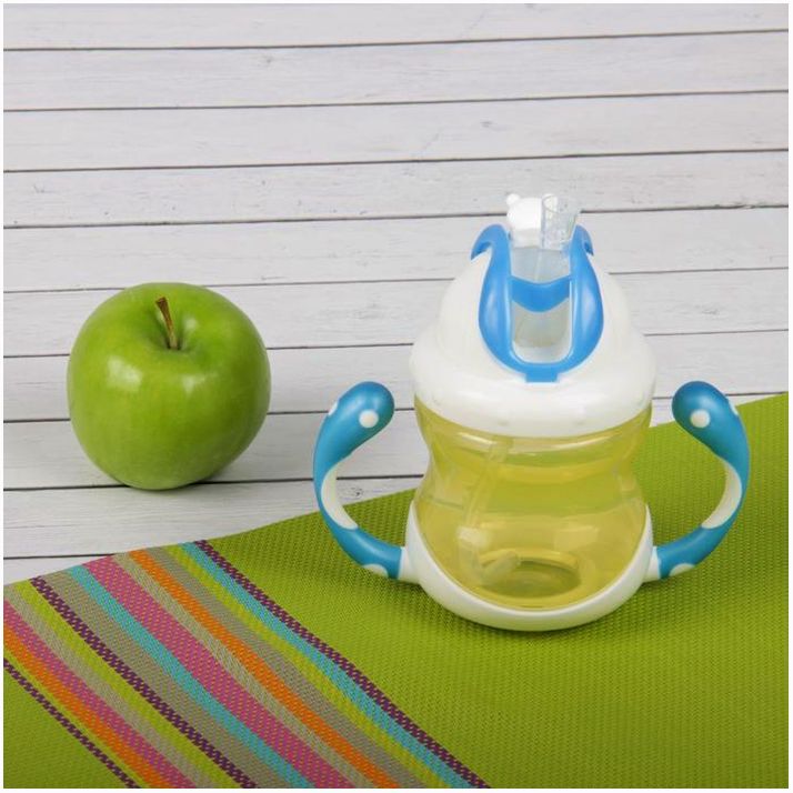 № 2315338 Поильник с трубочкой, 240 мл, от 9 мес., цвета МИКС