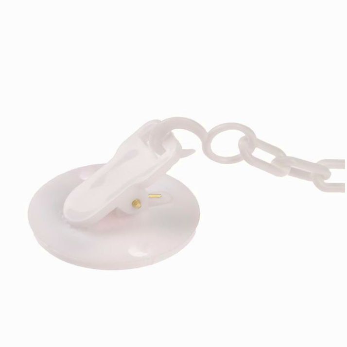 Картинка Держатель для соски - пустышки  «Я люблю маму», на цепочке, цвет белый (№2357241) от магазина Мир детей Товары для Новорожденных