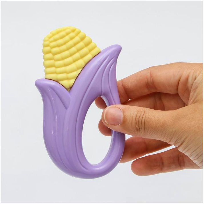 № 4754411 Погремушка с прорезывателем «Овощной МИКС, Крошка Я: Кукуруза», цвет МИКС, Крошка Я