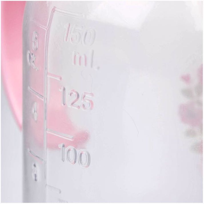 Картинка Бутылочка для кормления «Принцесса» с ручками, 150 мл, от 0 мес., цвет розовый (№2667397) от магазина Мир детей Товары для Новорожденных