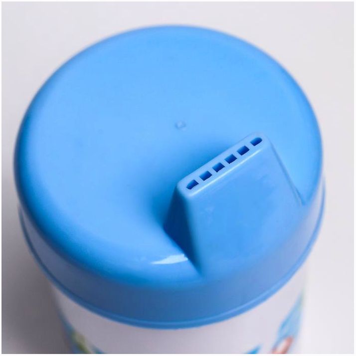 Картинка Поильник детский с твёрдым носиком «Счастливый малыш», 150 мл,, цвет голубой (№2586513) от магазина Мир детей Товары для Новорожденных