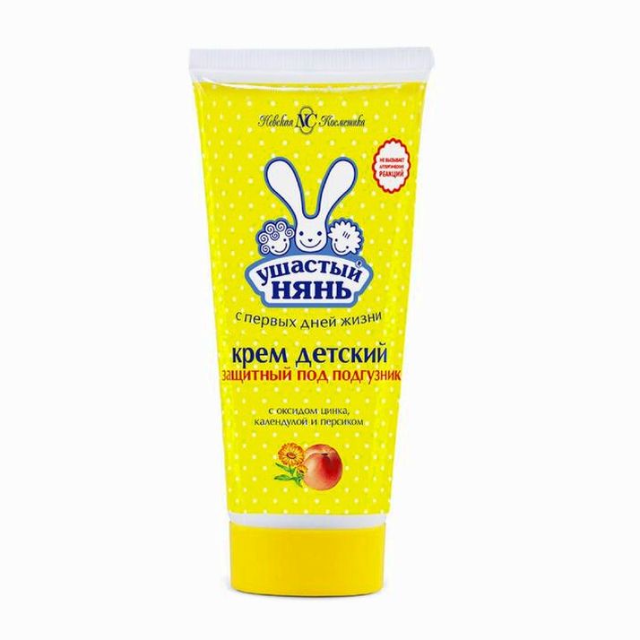 Детский крем под подгузник Ушастый нянь, защитный, 100 мл артикул анонс 1575654