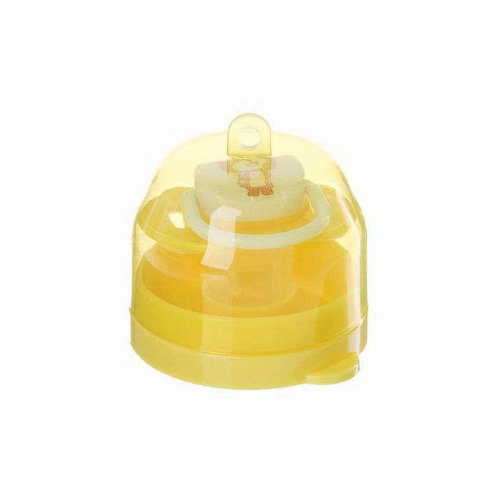 № 3489184 Пустышка ортодонтическая, с колпачком, в контейнере для хранения, от 0 мес., цвет МИКС