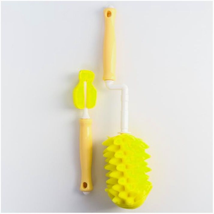 Картинка Набор ёршиков по уходу за детскими бутылочками и сосками, цвет МИКС (№4780683) от магазина Мир детей Товары для Новорожденных