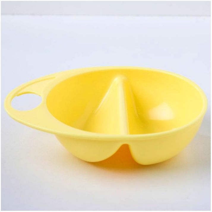 № 2352048 Набор посуды , 3 пр: тарелка двухсекционная, ложки 2 шт., от 5 мес., цвет жёлтый