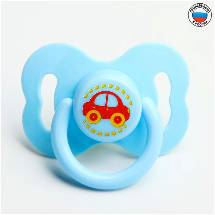 Соска-пустышка латексная классическая «Наш малыш», от 0 мес. артикул анонс 2866373