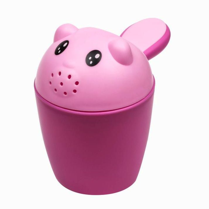 № 2589890 Ковш для купания и мытья головы, банный ковшик, хозяйственный «Котенок», 500 мл., цвет голубой