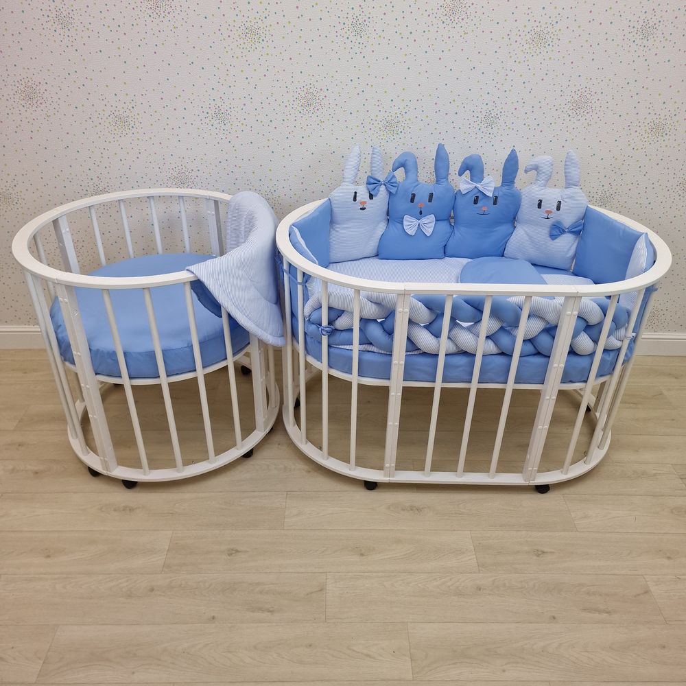 № 1186-О-1бб КПБ 16 пр (борт + пододеяльник + 2 одеяла + наволочка + подушка + 2 простынки (бязь)