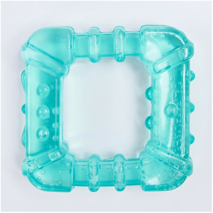 Картинка Прорезыватель охлаждающий «Фактурный квардат», цвет МИКС, Крошка Я (№4591173) от магазина Мир детей Товары для Новорожденных