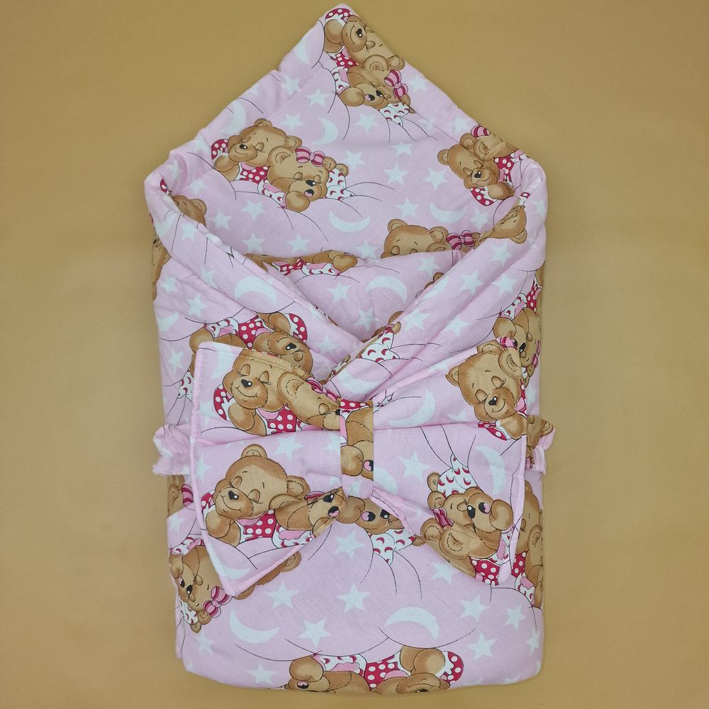 Комплект на выписку 2 пр: одеяло+бант-подушка (бязь) артикул анонс 1872б-0-1_м_50